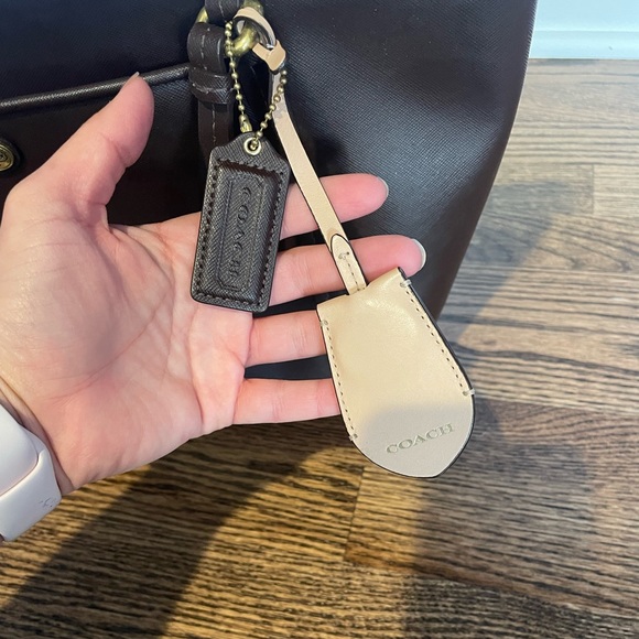 Brown Coach Tote - Picture 3 of 10